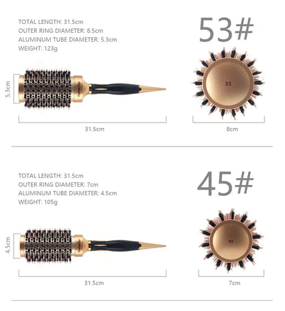 Salon Hairdressing Anti-static Hairdressing And Curling Styling Barber Hair Comb Women Wet Curly Hair Brush For  Styling Tool