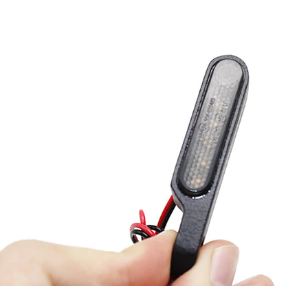 2Pcs Motorcycle Mini LED Turn Signal Running Lights Amber White Blinker Indicators Lamps For Harley Davidson Touring Accessories