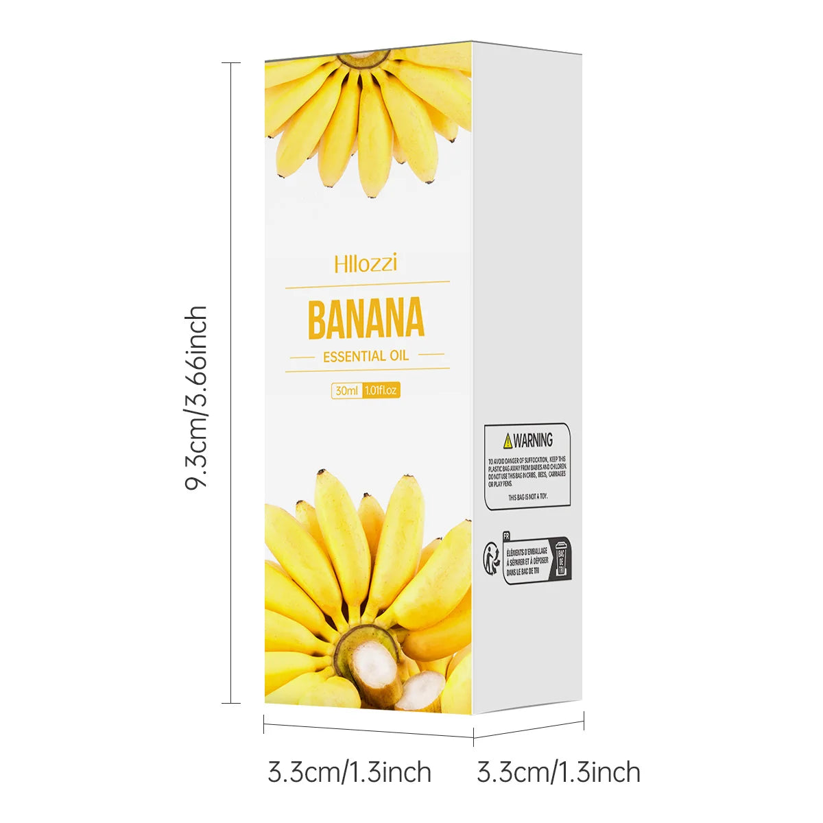 30ml banana essential oil brightens skin, moisturizes, repairs hair, aromatherapy humidifier soap, multifunctional essential oil