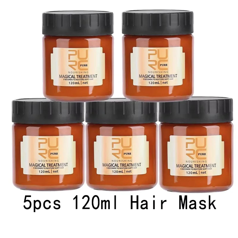 PURC Argan Oil Hair Mask Repair Damaged Frizz Masks Nourishing Smoothing Magic Hair Treatment Conditioner Hair Care