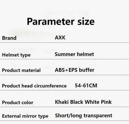 New Fashion ABS Unisex Motorcycle Helmets Motorcycle Accessories Helmet for Adults Long Lens White