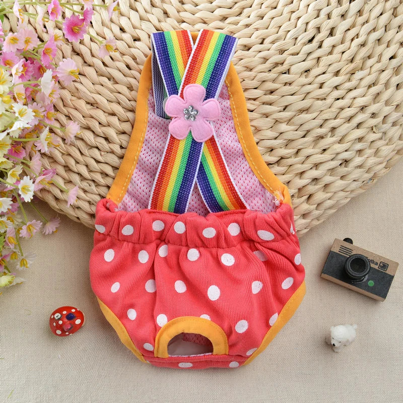 Washable Puppy Dog Diapers Female Pet Physiological Pants for Small Medium Dogs Chihuahua Pinscher Shorts Panties Cat Underpants