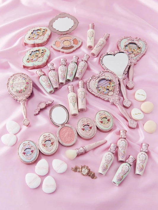 Flower Knows Midsummer Fairytale Makeup Set Velvet Blush Gloss Eyeshadow Long Lasting Cruelty Free Daily Wear Gift for Girls