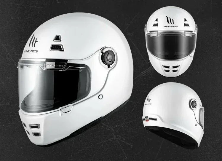 MT Jarama Retro Motorcycle Helmet DOT ECE Certification Full Face Racing Off Road Helmet Cascos Para Motos Capacete Casco Moto