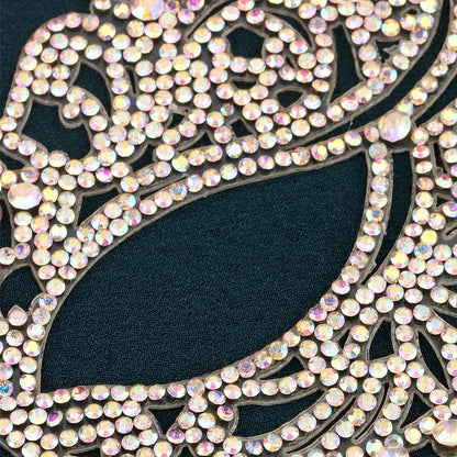 Wedding Dance Mask Headdress Bride Party Rhinestone Tassel Wedding Card Personality Mask Stage Accessories