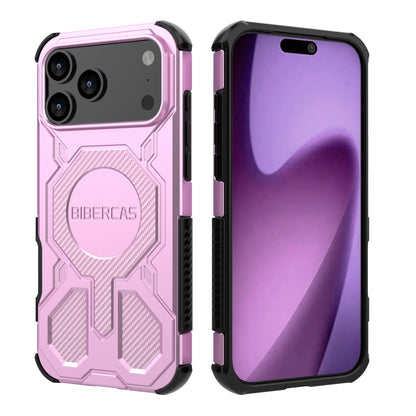 Military Armor Phone Case For iPhone 17 16 15 14 13 Pro Max 17Air 16E Magnetic Wireless Charging Anti-Drop Protective Cover