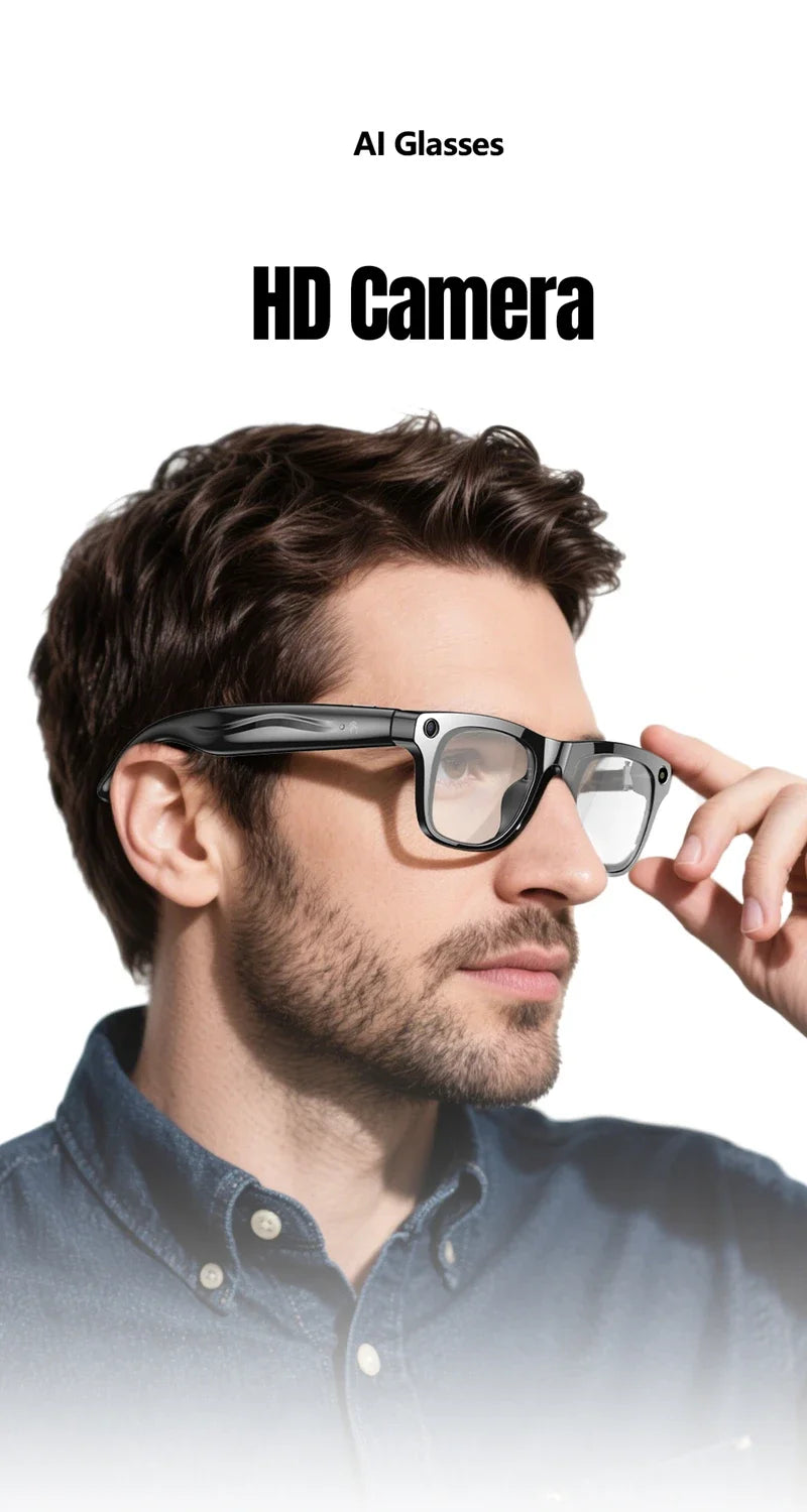 Xiaomi AI Smart Glasses 8K HD Photochromic Multifunction Translate Camera Glasse Bluetooth Calling Voice Assistant Music Player