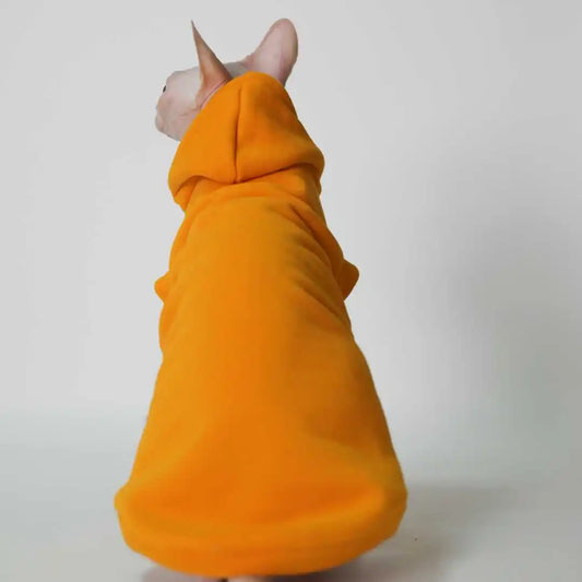 Soft and Warm Cat Hoodies for Hairless Cats - Sphynx, Devon Rex and Cornish Rex
