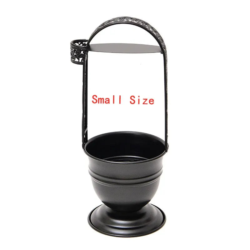 Black Hookah Charcoal Basket Coal Holder for Narguile Chicha Smoking Accessories