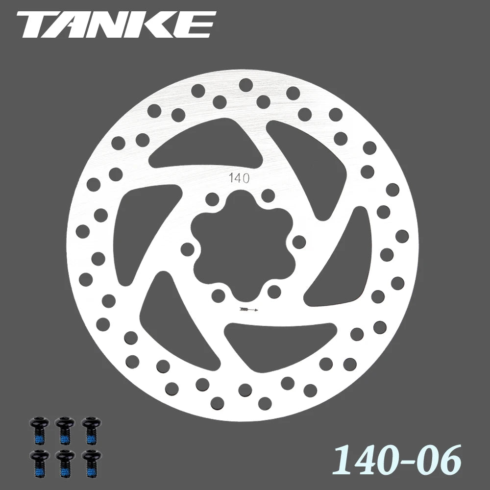 TANKE Bike Disc Brake 140 160 180 203 Rotors With Bolts Hydraulic Brake Road Mountain Bicycle MTB Oil Slick Rotor Bicycle Parts