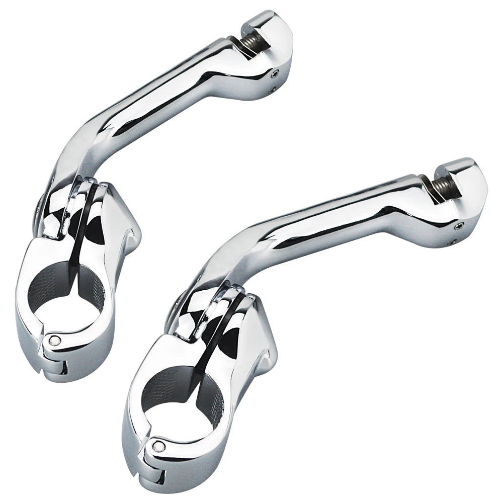 Motorcycle 1 1/4" Highway Footrest Engine Guard Mount Footpegs For Harley Road King Sportster 1200 Iron 883 Electra Street Glide