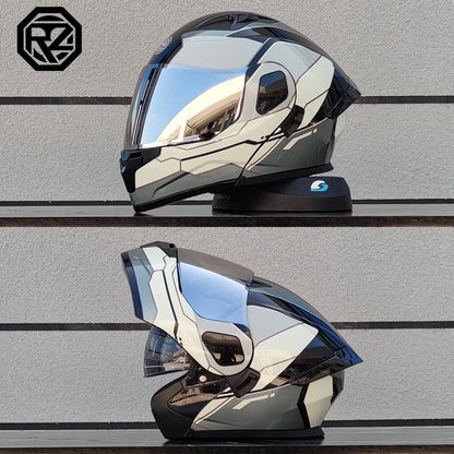 2025 High Quality Motorcycle Helmet Modular Flip Helmet Casco para Motos Dual Lens Full Helmet Casco para Motos DOT Approval