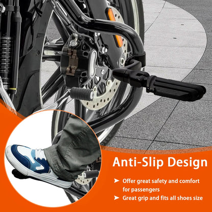Motorcycles 25-35mm Clamp Engine Guard Highway Foot Pegs For Harley Honda Yamaha Kawasaki Road King Street Glide 3 Davidson Dyna