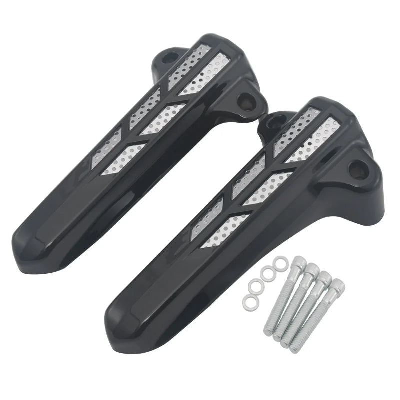 1pair Front Lower Fork Leg Covers For Harley Touring Road King Street Glide Ultra Limited FLHT FLHX FLHR 2014-2022