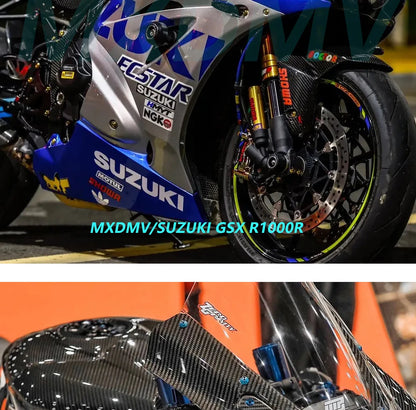 For Suzuki GSX-R1000R L7 2017-2022 2023 2024 Motorcycle 3K Dry Carbon FiberFender Fuel Tank Guard Side Panel Full Fairing Kits