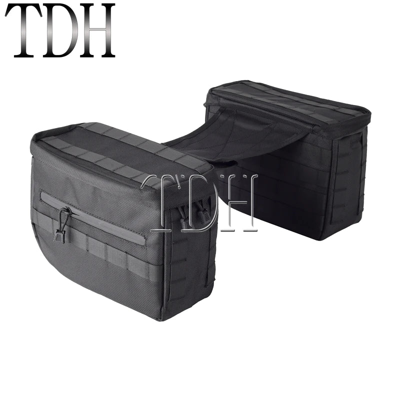 Motorcycle Saddlebag Side Tool Luggage Bag For Harley Dyna Softail Sportster XL Street Bob Low Rider FXD FXBB Travel Saddle Bags