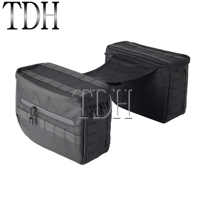 Motorcycle Saddlebag Side Tool Luggage Bag For Harley Dyna Softail Sportster XL Street Bob Low Rider FXD FXBB Travel Saddle Bags