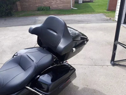 For Kawasaki Vulcan 1700 Vaquero Vn1700 2010-2025 Waterproof ABS King Tour Pak Pack Top Box Case With Luggage Rack