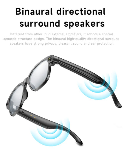 New AI Smart Glasses 800W Camera WIFI+Bluetooth Real-time Transmission Sunglasses Touch Control Video Record Glasses For XIAOMI