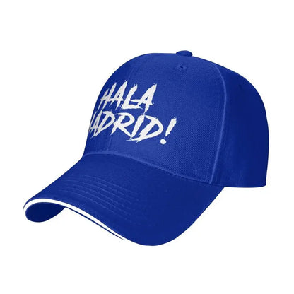 Hala Madrid Letters Print Sandwich Baseball Cap Unisex Casual Sun Bucket Cap Men Adjustable Snapback Hat Golf Hats