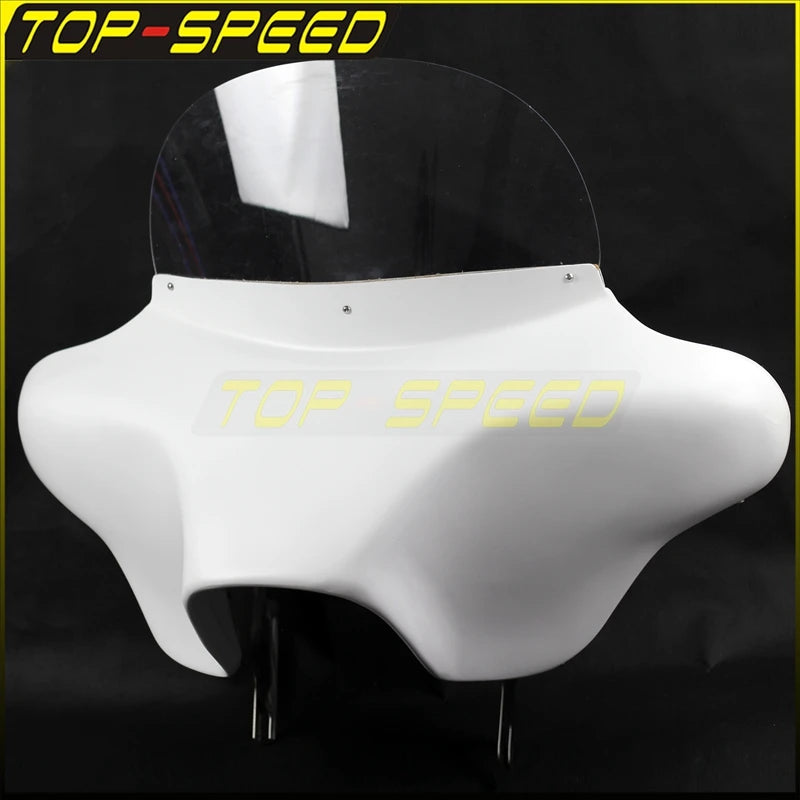 For Harley Touring Road King 1994-2013 Batwing Fairing & Wind Shield & Mount Bracket 6x9 Speaker Headlight Fairing FLHR FLHRI