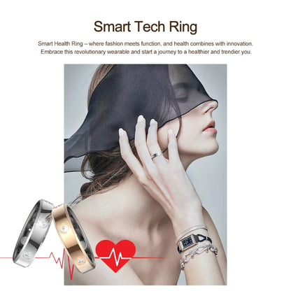 2025 Smart Ring Women Men Super narrow 6.3mm Heart Rate Health Stress measurement Monitor IP68 Waterproof Fashion Sports Rings