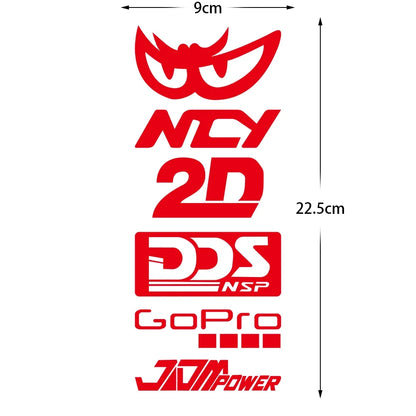 Laser Rainbow Reflective Shark Motorcycle Side Strip Bike Helmet Sticker Car Styling Vinyl Decal For YAMAHA Tmax HRC Ninja
