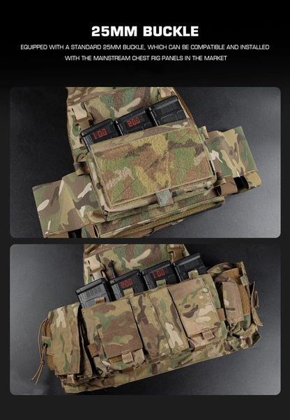 Tactical Vest Ferro FCPC Low Visibility Hunting Combat Plate Carrier 25MM Buckle Expansion CS Airsoft Games Multi-Mission Gear