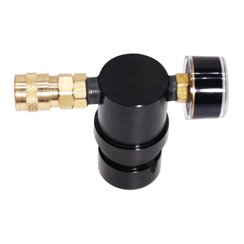 Updated Paintball Micro MR GEN2 Regulator W/ US Foster Coupler Remote Coil Hose 230psi Gauge,Output Pressure 40-160PSI