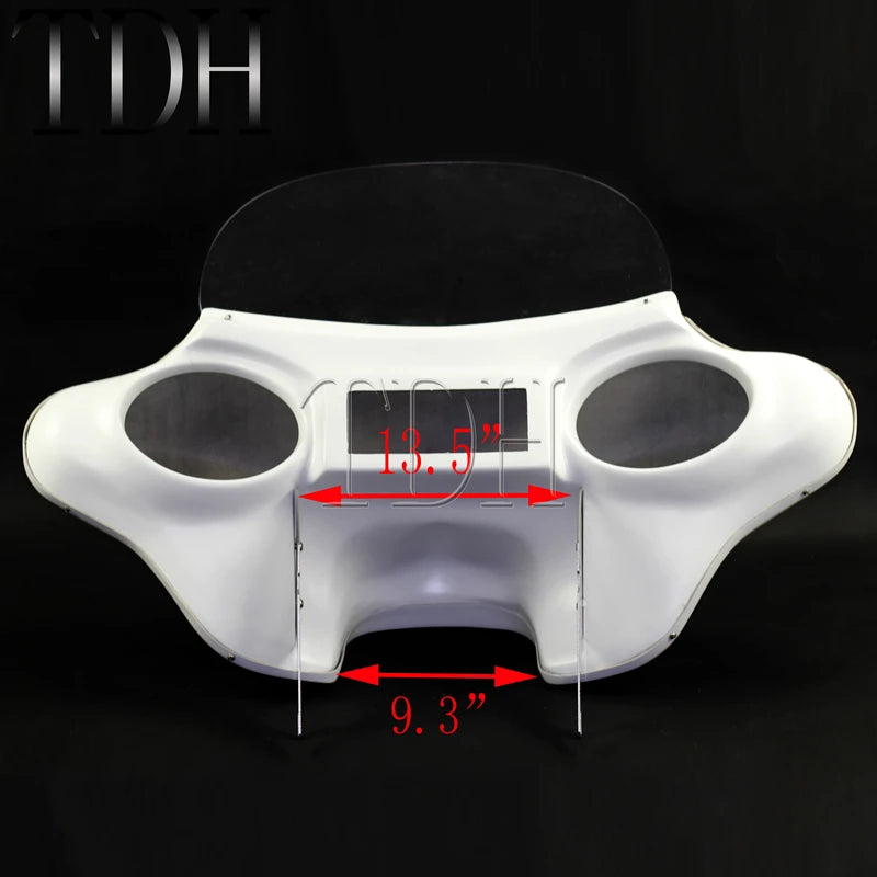 Batwing Fairing Windshield Hardware Kit For Harley Touring Road King FLHR CVO 94-13 Headlight Cowl Deflector Bracket 6x9 Speaker