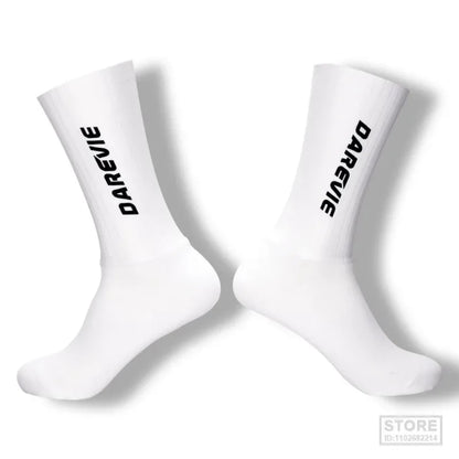 Pro DAREVIE Cycling Socks Aero Sock High Speed Sports For Men Anti-slip Breathable Athletic Moisture Control