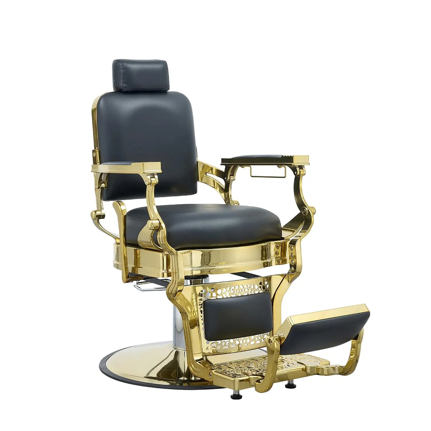 FRNIMAC Heavy Duty Barber Chair, All Purpose Vintage Style Mens Barber Chair Hydraulic Recline Salon Chair, Customized