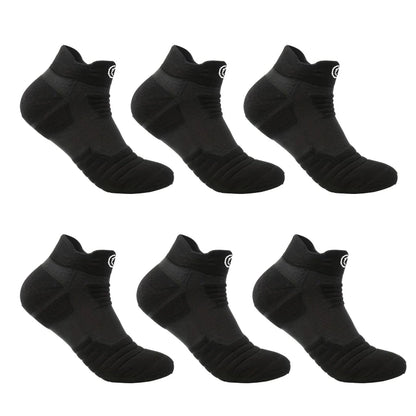 3/6 Pairs Sports Socks For Man High Quality Comfortable Breathable Basketball Short Socks Casual Fashion Low-cut Ankle Socks