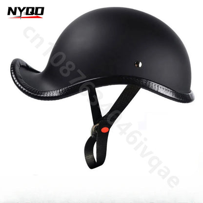 Retro Motorcycle Half Helmet Fashion Bailer for Scooter Safety Helm Spring Summer Capacetes De Moto