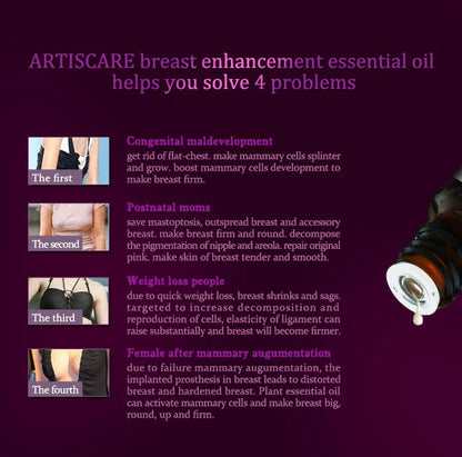 ARTISCARE Essential Oils Beauty Eyes Stretch Marks Removal Body Slimming Breast Enlargement Aromatherapy Massage Oil