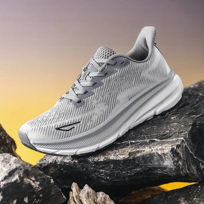 Men's Running Shoes Luxury shoes Couple Outdoor Sneakers Cushioning Breathable Mesh Off-road Trainer Shoes Race Non-Slip Fashion