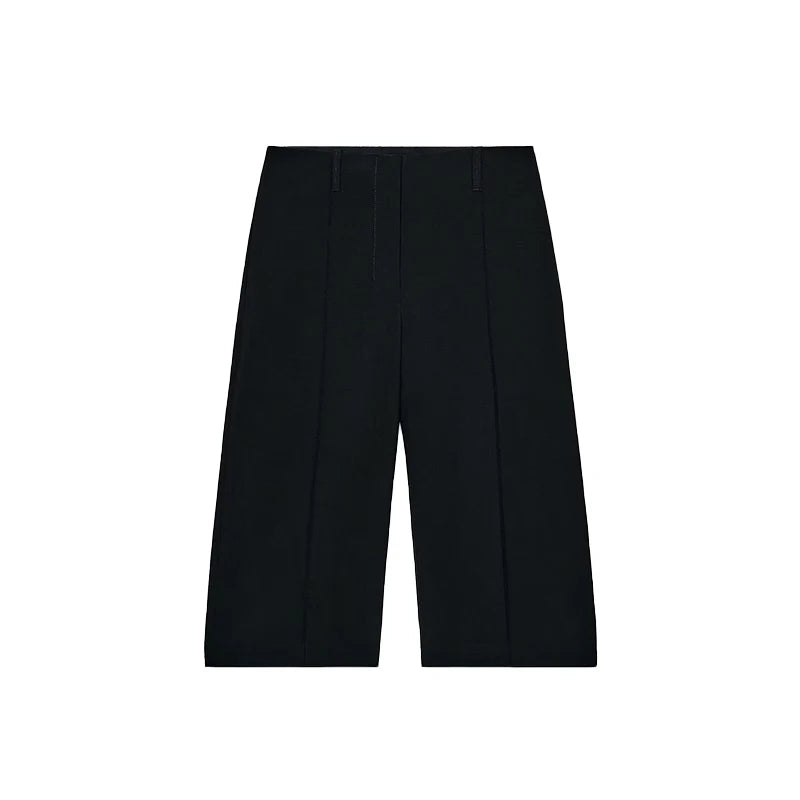 Elegant Solid Women's Blazer Trouser Suits Lapel Single-Breasted Wide Leg Pants Lady Set 2026 Spring 2 Pieces Set Women