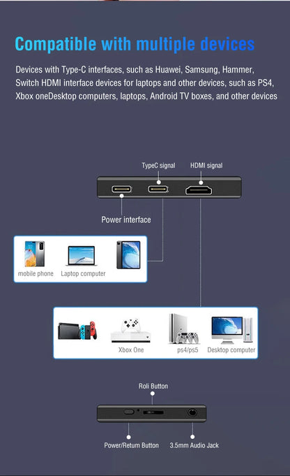 Anmite 10.5-Inch Portable Monitor 1280P HDR 15:10 Low Blue Light For XBox PS4 / 5 Switch Cell Phone PC Loptop Extension