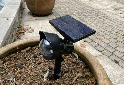 Outdoor Waterproof Solar Spotlights 3LED Colorful Rotatable Solar Projector Lawn Light Solar Landscape Disco Lights