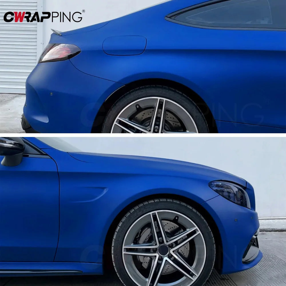 Matte Color Vinyl Car Wrap Film Foil Stickers Universal Self-adhesion Waterproof Protection Film for Car Motorcycle Accessories