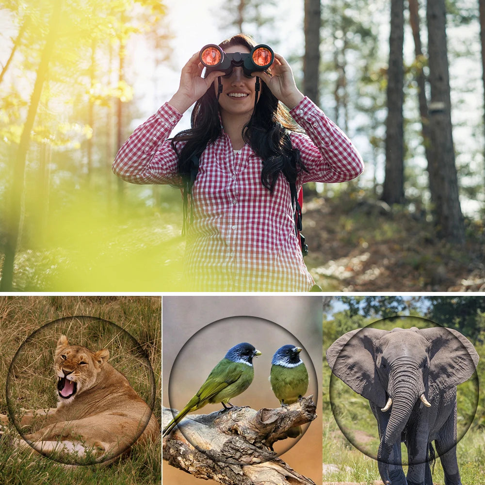 Camping Binoculars 60X60 Long Range 15000m HD High Power Telescope Tourism Binoculars Long Range Powerful Binoculars Hunting