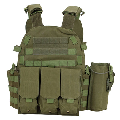 Nylon Tactical Vest Body Armor Hunting Carrier Airsoft Accessories CS Combat MOLLE Camo Military Army Vest for Outdoor Hunting