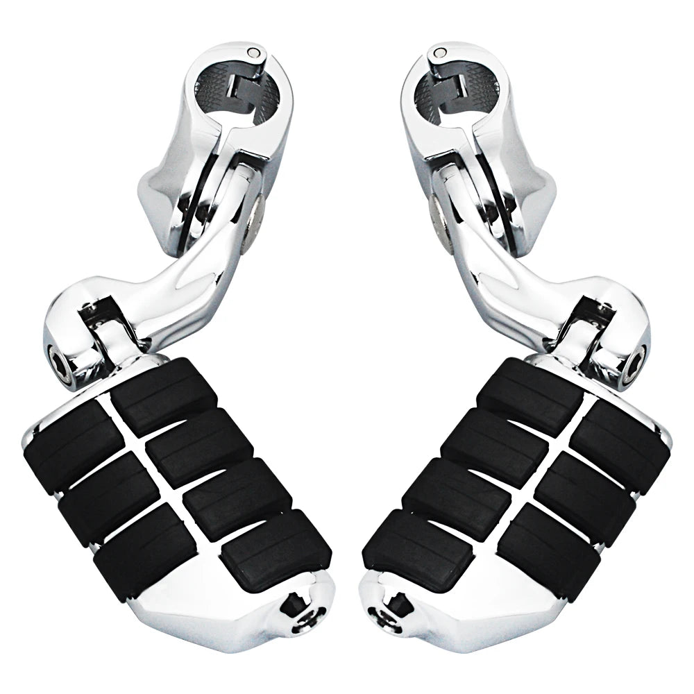 1.25" Highway Pegs Adjustable Footpeg Short for Harley Touring Road King Road Glide Electra Glide Street Glide Sportster Softail
