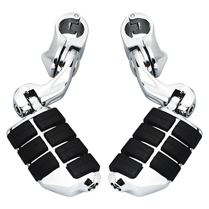 1.25" Highway Pegs Adjustable Footpeg Short for Harley Touring Road King Road Glide Electra Glide Street Glide Sportster Softail