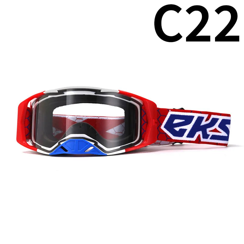 Off-Road Motorcycle Goggles - Windproof, Dustproof Protective Eyewear for Motocross, ATV Riding, Cycling & Outdoor Adventures,