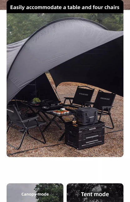 Naturehike BLACKDOG Camping Automatic Tent Waterproof Sun Shelter Beach for 2-3 People Outdoor Travel Picnic 150D Dome Tent New