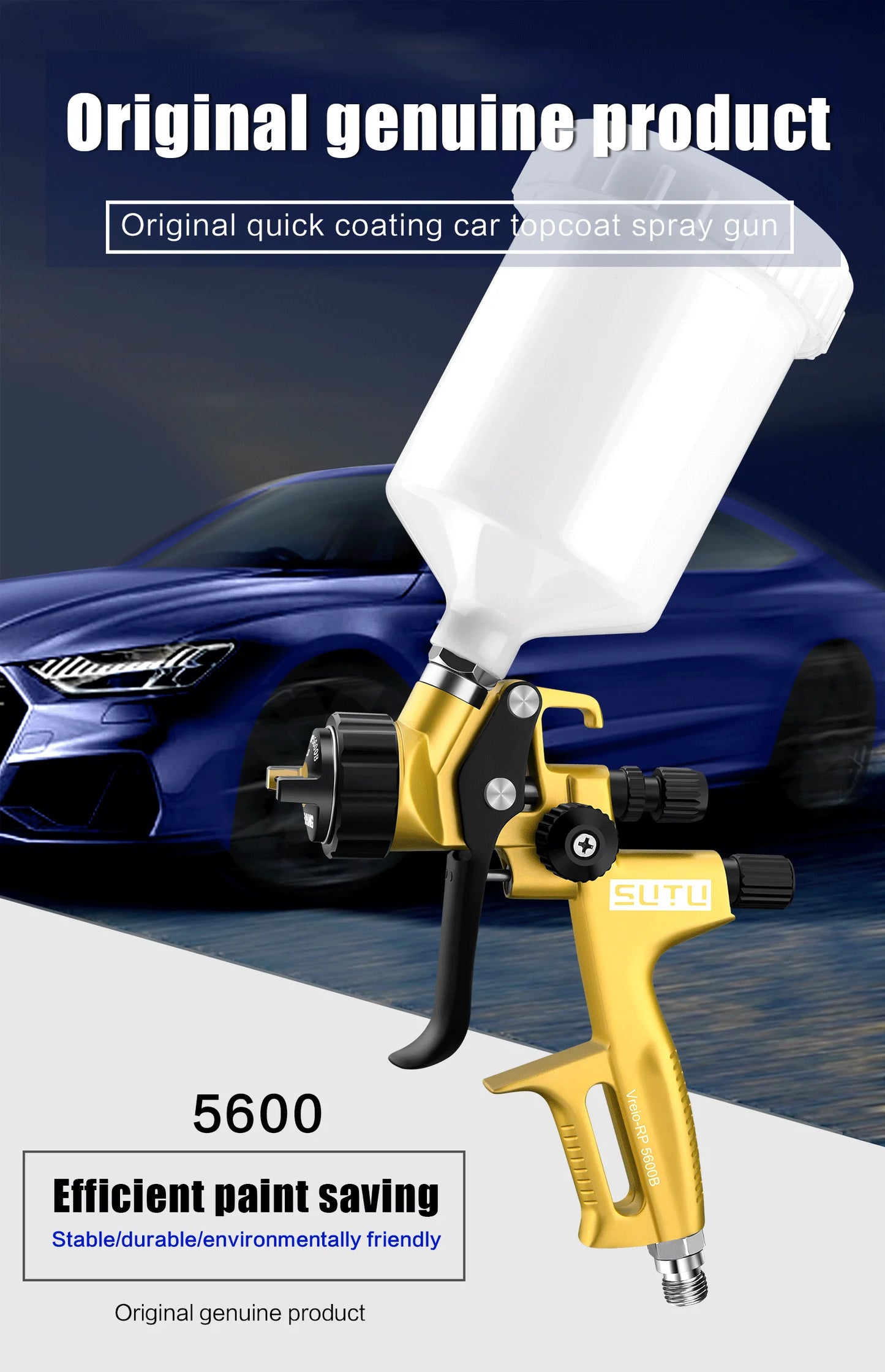 SUTU Spray Guns  1.4/1.8MM Nozzle Paint Spray Gun High Atomization Air Tools Car/Furniture Oil Paint Repair Guns