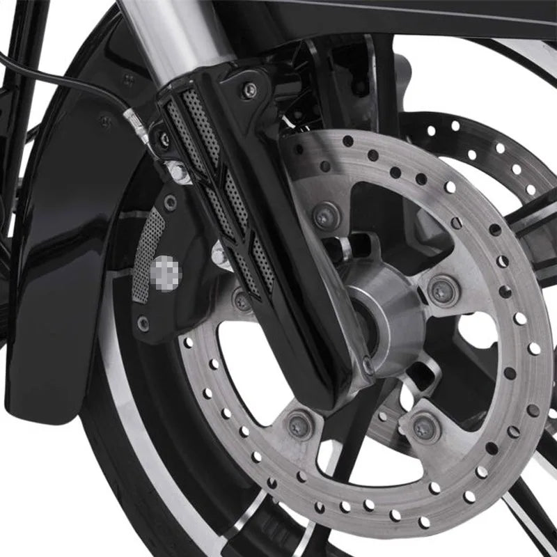 1pair Front Lower Fork Leg Covers For Harley Touring Road King Street Glide Ultra Limited FLHT FLHX FLHR 2014-2022