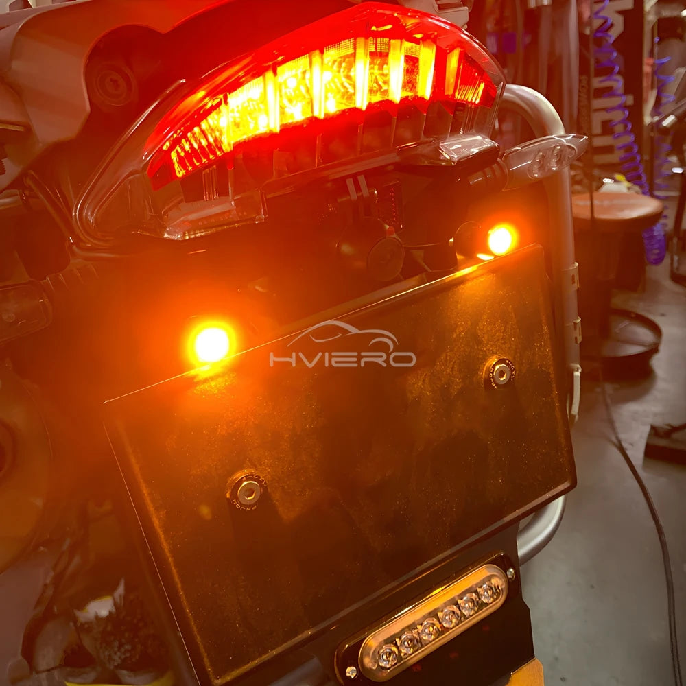 1/2/4/10pc Car Motorcycle Eagle Eye Led Daytime Running Light Super Bright Turn Signal License Plate Tail Reverse Clearance Lamp