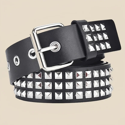 Trend Rivet Belt Heavy Metal Belt Men Women Punk Nightclub Rock Style Belt Jeans Belt Y2K Belt Fashion Decoration Women' Belt